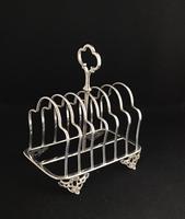 Early Victorian Elkington and Co Silver Plated Toast Rack (3 of 6) Early Victorian Elkington and Co Silver Plated Toast Rack (3 of 6)