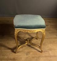 Beautiful French Giltwood Dressing Table Stool (5 of 12) Beautiful French Giltwood Dressing Table Stool (5 of 12)