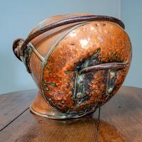 Victorian Copper Coal Scuttle (6 of 6) Victorian Copper Coal Scuttle (6 of 6)