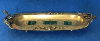 Victorian Gilt Brass Malachite Stationary Desk Set (8 of 17) Victorian Gilt Brass Malachite Stationary Desk Set (8 of 17)