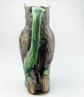 Attractive Novelty Majolica Pottery William Brownfield Owl Jug 2. C.1885 (4 of 8) Attractive Novelty Majolica Pottery William Brownfield Owl Jug 2. C.1885 (4 of 8)