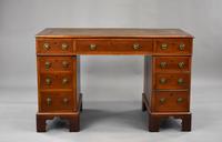Victorian Oak & Walnut Pedestal Desk (2 of 10) Victorian Oak & Walnut Pedestal Desk (2 of 10)