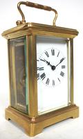 Antique French Classic 8-Day Carriage Clock Classic Case with Enamel Dial (4 of 5) Antique French Classic 8-Day Carriage Clock Classic Case with Enamel Dial (4 of 5)