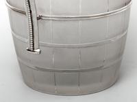 Barrel Shaped Silver Plated & Cut Glass Water or Beer Jug (2 of 3) Barrel Shaped Silver Plated & Cut Glass Water or Beer Jug (2 of 3)