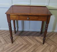 Small Victorian Mahogany Hall Table or Reception Table