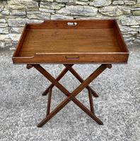 Small Antique Mahogany Butlers Tray on Stand (2 of 15) Small Antique Mahogany Butlers Tray on Stand (2 of 15)
