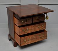 Small Georgian Mahogany Bachelors Writing Chest of Drawers with Provenance (11 of 24) Small Georgian Mahogany Bachelors Writing Chest of Drawers with Provenance (11 of 24)