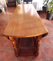 Fruitwood Wake Table extends 6 foot 1920s (7 of 10) Fruitwood Wake Table extends 6 foot 1920s (7 of 10)