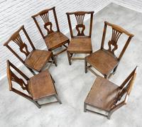 Set of 6 Georgian Welsh Oak Dining Chairs (5 of 8) Set of 6 Georgian Welsh Oak Dining Chairs (5 of 8)
