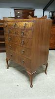 Art Deco Walnut Chest of 7 Drawers (5 of 12) Art Deco Walnut Chest of 7 Drawers (5 of 12)