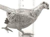 Sterling Silver Table Pheasant - Vintage Elizabeth II 1967 (12 of 12) Sterling Silver Table Pheasant - Vintage Elizabeth II 1967 (12 of 12)