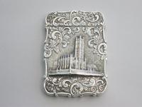 Victorian Silver Castle-top Card Case - St Luke's Church, Liverpool by Nathaniel Mills, Birmingham, 1845 (2 of 12) Victorian Silver Castle-top Card Case - St Luke's Church, Liverpool by Nathaniel Mills, Birmingham, 1845 (2 of 12)