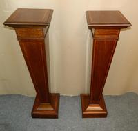 Pair of Mahogany Columns / Pedestals (2 of 6) Pair of Mahogany Columns / Pedestals (2 of 6)