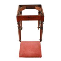 Georgian Mahogany Turned Leg Stool (4 of 7) Georgian Mahogany Turned Leg Stool (4 of 7)