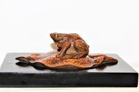 Charming & Well Carved Japanese Boxwood Paper Weight Depicting a Frog (5 of 8) Charming & Well Carved Japanese Boxwood Paper Weight Depicting a Frog (5 of 8)