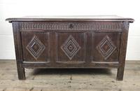 Antique 18th Century Oak Coffer With Carved Front (9 of 16) Antique 18th Century Oak Coffer With Carved Front (9 of 16)