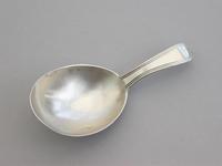 George III Silver Bead Edge Caddy Spoon by George Baskerville, London 1794 (7 of 8) George III Silver Bead Edge Caddy Spoon by George Baskerville, London 1794 (7 of 8)