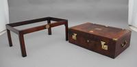 Early 20th Century Leather Bound ex army trunk on stand (2 of 8) Early 20th Century Leather Bound ex army trunk on stand (2 of 8)