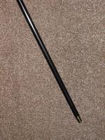 Antique Ebony Walking Stick with Hand Carved Fist Top & Nickel Collar - 91cm (3 of 12) Antique Ebony Walking Stick with Hand Carved Fist Top & Nickel Collar - 91cm (3 of 12)
