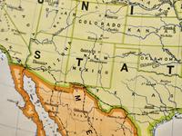 Large University Chart “Political Map of North America” by Bacon (6 of 6) Large University Chart “Political Map of North America” by Bacon (6 of 6)