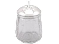 German Silver & Cut Glass Jar c.1930 (2 of 9) German Silver & Cut Glass Jar c.1930 (2 of 9)
