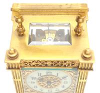 Fantastic French 8-day Fleur De Lis Decorated Panel 8-day Carriage Clock Timepiece c1890 (6 of 10) Fantastic French 8-day Fleur De Lis Decorated Panel 8-day Carriage Clock Timepiece c1890 (6 of 10)