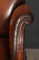 Hand Dyed Chestnut Leather & Mahogany Club Suite (16 of 19) Hand Dyed Chestnut Leather & Mahogany Club Suite (16 of 19)