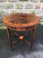 Quality Edwardian Inlaid Mahogany Occasional Table (2 of 7) Quality Edwardian Inlaid Mahogany Occasional Table (2 of 7)