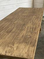 Nice Large Bleached Oak Farmhouse Dining Table With Extensions (12 of 35) Nice Large Bleached Oak Farmhouse Dining Table With Extensions (12 of 35)