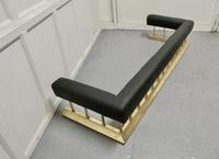 Large Brass & Black Leather Step Over Club Fender (6 of 7) Large Brass & Black Leather Step Over Club Fender (6 of 7)