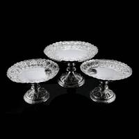 Magnificent Antique Set of Three Solid Sterling Silver Comport / Tazza Suites with Fine Chased Engravings - Martin Hall & Co 1890 (6 of 24) Magnificent Antique Set of Three Solid Sterling Silver Comport / Tazza Suites with Fine Chased Engravings - Martin Hall & Co 1890 (6 of 24)