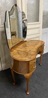 Queen Anne Burr Walnut Kidney Dressing Table (10 of 17) Queen Anne Burr Walnut Kidney Dressing Table (10 of 17)
