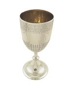 Antique Victorian Sterling Silver 8" Wine Goblet 1894 (5 of 9) Antique Victorian Sterling Silver 8" Wine Goblet 1894 (5 of 9)