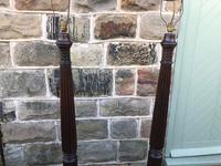Pair of Antique Mahogany Floor Standard Lamps (7 of 7) Pair of Antique Mahogany Floor Standard Lamps (7 of 7)