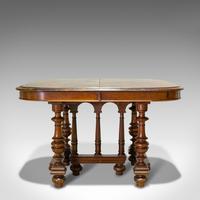 Large Antique Extending Dining Table, French, Walnut, Seats 4-10 c.1900 (10 of 12) Large Antique Extending Dining Table, French, Walnut, Seats 4-10 c.1900 (10 of 12)