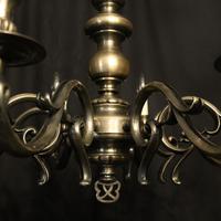 French Silver Plated 8 Light Mid 20th Century Chandelier (7 of 10) French Silver Plated 8 Light Mid 20th Century Chandelier (7 of 10)