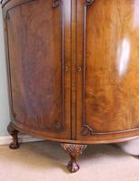 Figured Walnut Demi Lune Sideboard Side Cabinet (4 of 10) Figured Walnut Demi Lune Sideboard Side Cabinet (4 of 10)