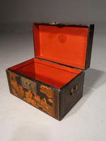 Good Early 20th Century Oriental Rectangular Box (5 of 5) Good Early 20th Century Oriental Rectangular Box (5 of 5)