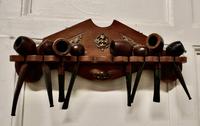 Collection of 12 Vintage Tobacco Pipes in a Pipe Rack (4 of 4) Collection of 12 Vintage Tobacco Pipes in a Pipe Rack (4 of 4)