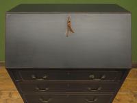 Vintage 1930s Black Writing Bureau Desk with Presentation Plaque, Lockable (7 of 22) Vintage 1930s Black Writing Bureau Desk with Presentation Plaque, Lockable (7 of 22)