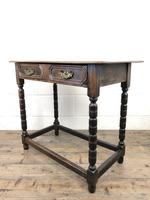 Antique Oak Side Table with Geometric Drawers (6 of 10) Antique Oak Side Table with Geometric Drawers (6 of 10)