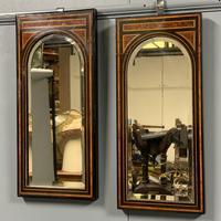 Pair of Amboyna & Ebonised Pier Mirrors (9 of 9) Pair of Amboyna & Ebonised Pier Mirrors (9 of 9)