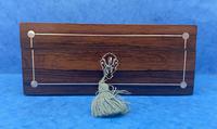William IV Rosewood Box with Mother of Pearl Inlay (4 of 9) William IV Rosewood Box with Mother of Pearl Inlay (4 of 9)