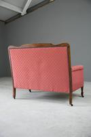 Small Walnut Frame Upholstered Sofa (10 of 12) Small Walnut Frame Upholstered Sofa (10 of 12)