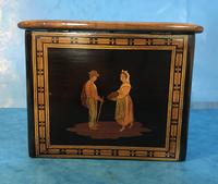 Victorian Italian Sorento Ware Single Tea Caddy (16 of 16) Victorian Italian Sorento Ware Single Tea Caddy (16 of 16)
