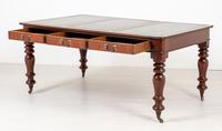 Large Victorian Mahogany Writing Table (5 of 10) Large Victorian Mahogany Writing Table (5 of 10)