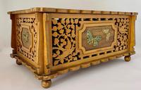Unusual Pierced Box with Enamel Butterflies c.1920 (3 of 10) Unusual Pierced Box with Enamel Butterflies c.1920 (3 of 10)