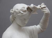 19th Century Parian Figure of the Lady with the Lamp (5 of 9) 19th Century Parian Figure of the Lady with the Lamp (5 of 9)