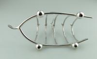 Pretty Antique Silver Plate Novelty Wishbone Toast Letter Rack c.1890 (7 of 8) Pretty Antique Silver Plate Novelty Wishbone Toast Letter Rack c.1890 (7 of 8)