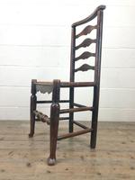 Pair of Antique Ladder Back Chairs (5 of 8) Pair of Antique Ladder Back Chairs (5 of 8)